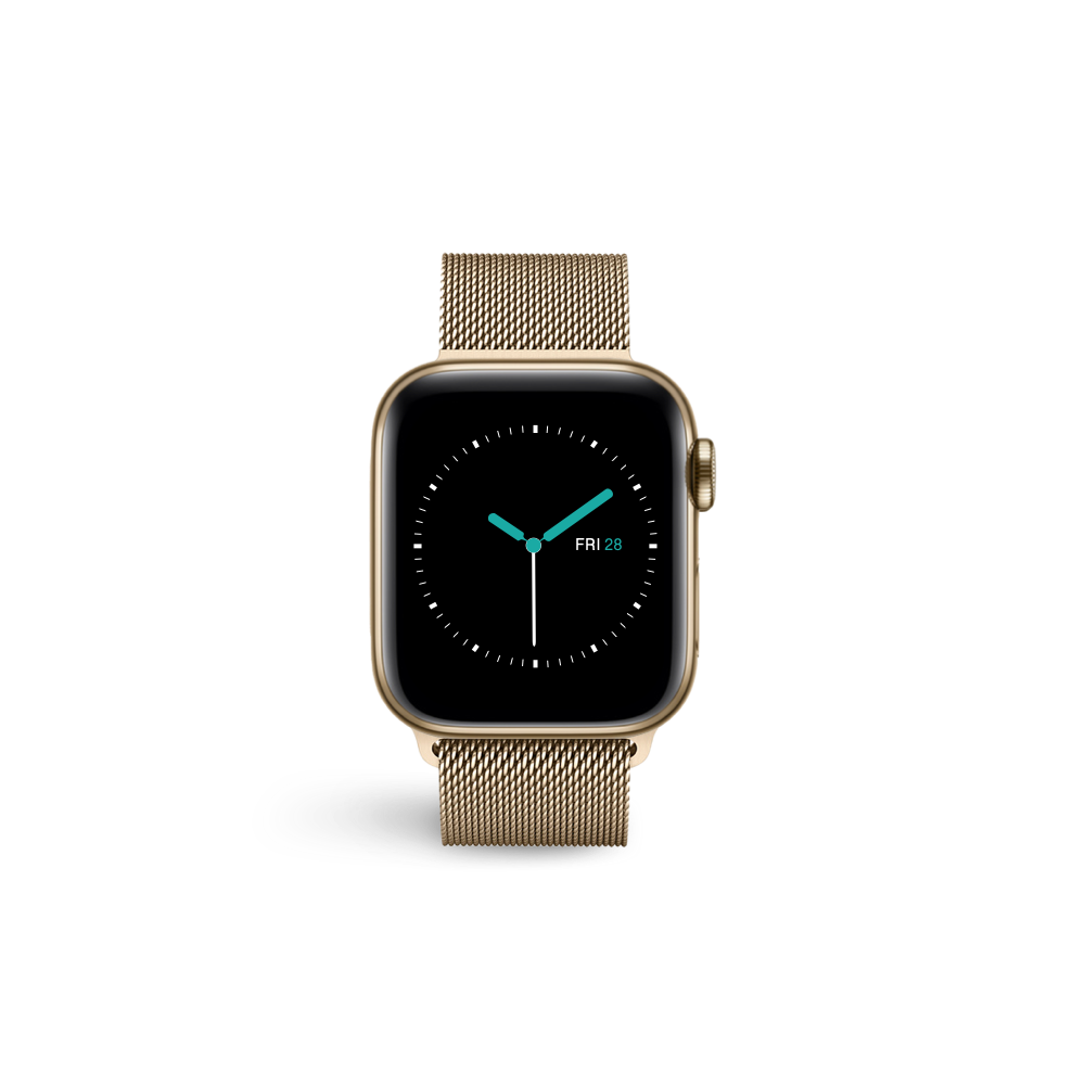 Apple Watch Strap Stainless Steel Milanese Loop Magnetic Milanese Band Gold Stainless Steel Apple Watch Series 8 Apple Watch Series 7 Apple Watch Series 6