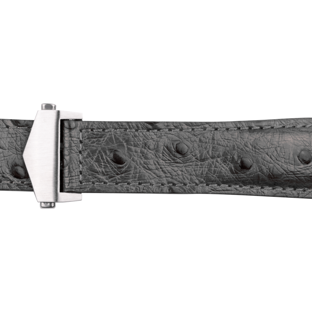 Ostrich Leather - Black - MINTAPPLE.