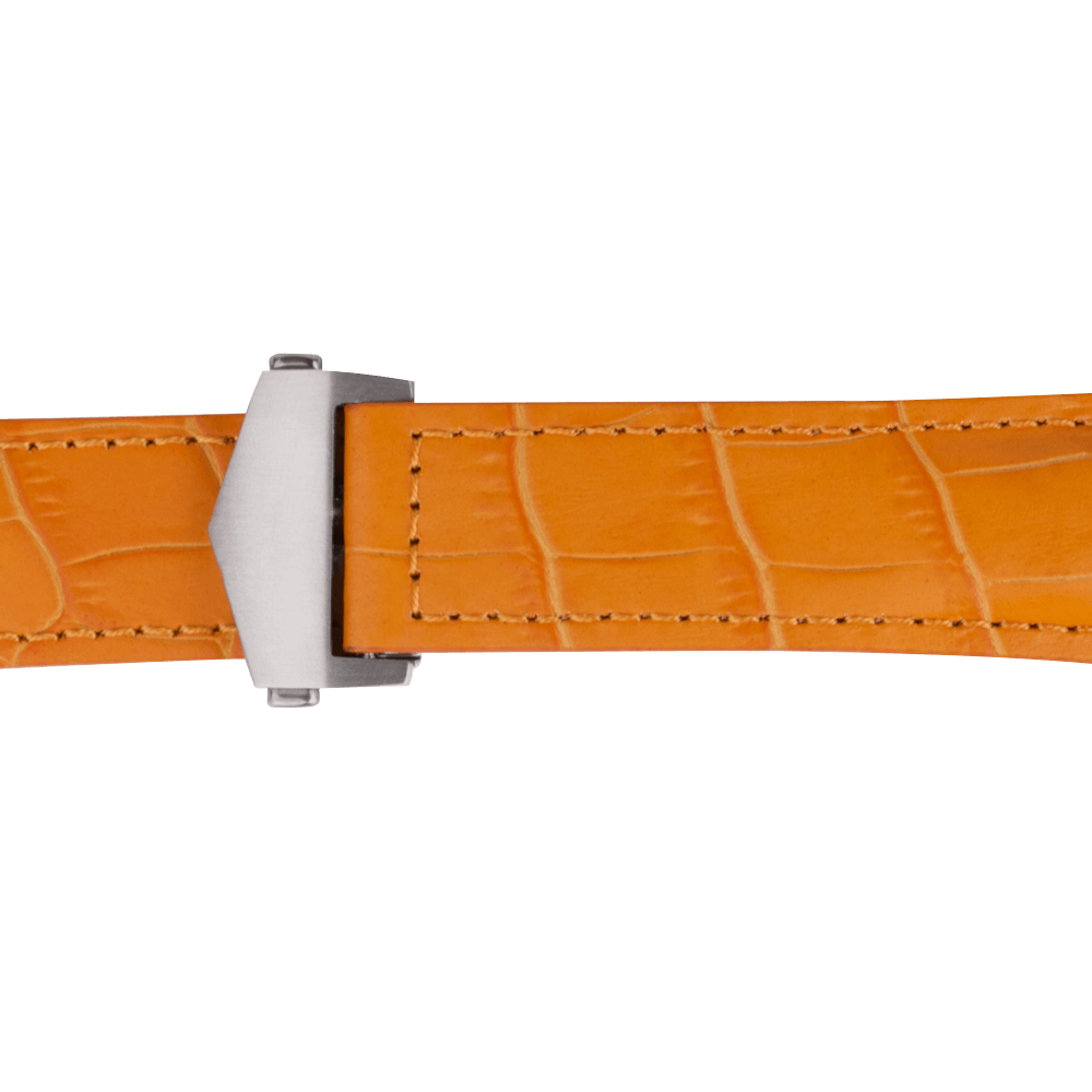 Alligator Leather - Orange - MINTAPPLE.