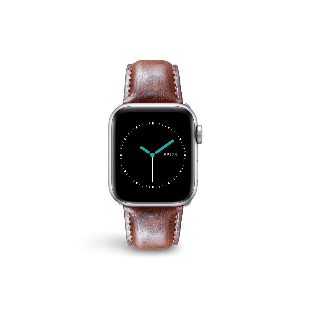 Ostrich Leather - Brown - MINTAPPLE.
