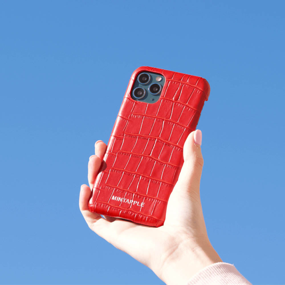 iPhone 11 Pro | Alligator Embossed Leather Case
