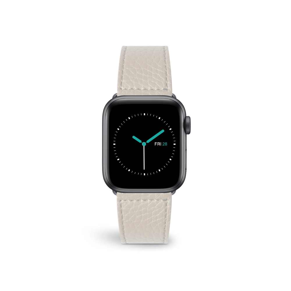 Leather Apple Watch Sport Strap | Rose White