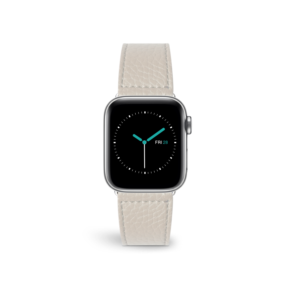 Leather Apple Watch Sport Strap | Rose White