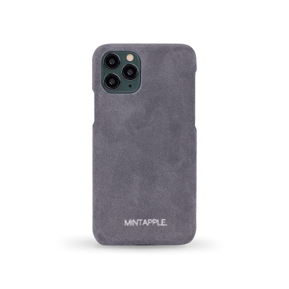 iPhone 11 Pro - Suede Leather Case - MINTAPPLE.