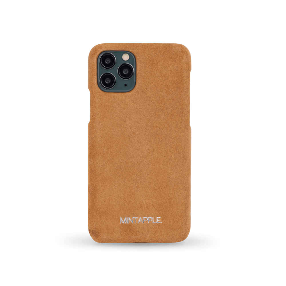 iPhone 11 Pro Max - Suede Leather Case - MINTAPPLE.