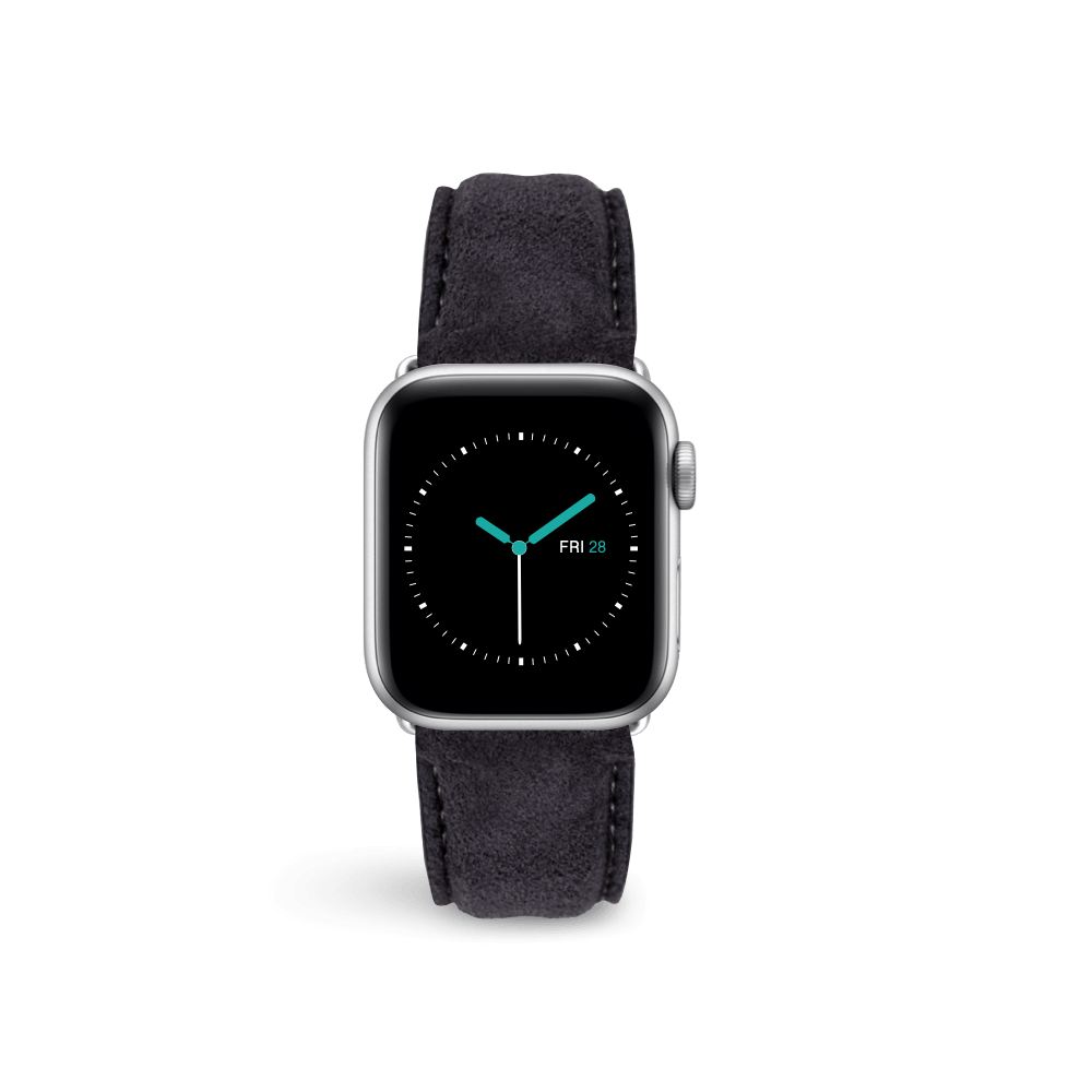 Suede Leather - Black - MINTAPPLE.