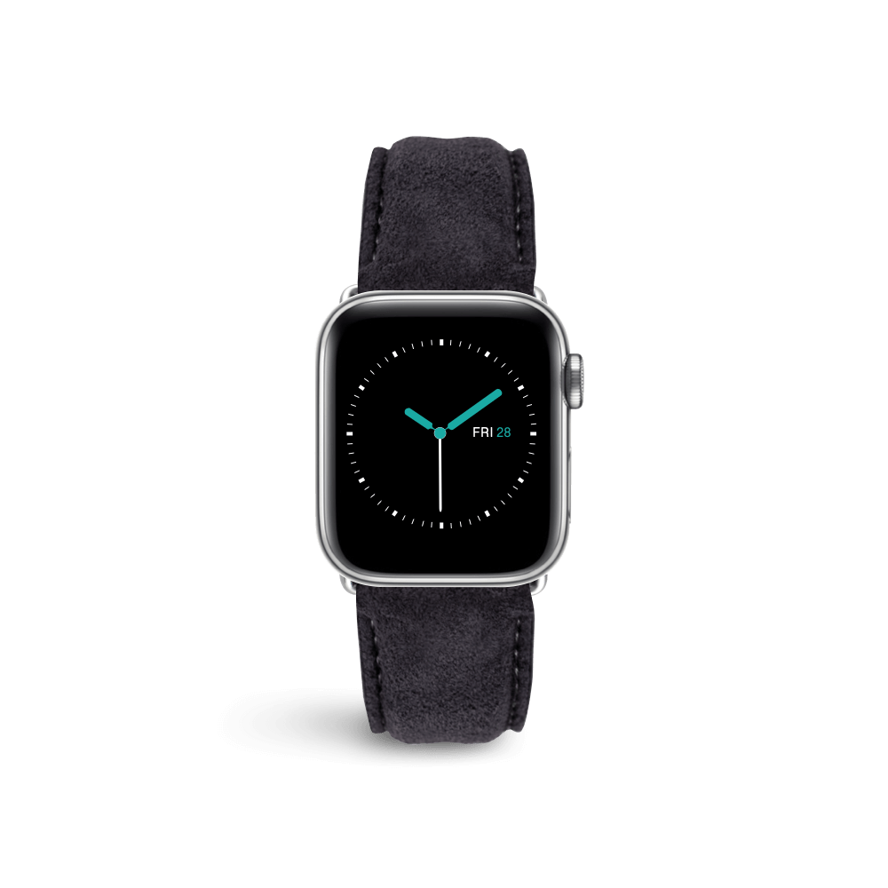 Suede Leather - Black - MINTAPPLE.