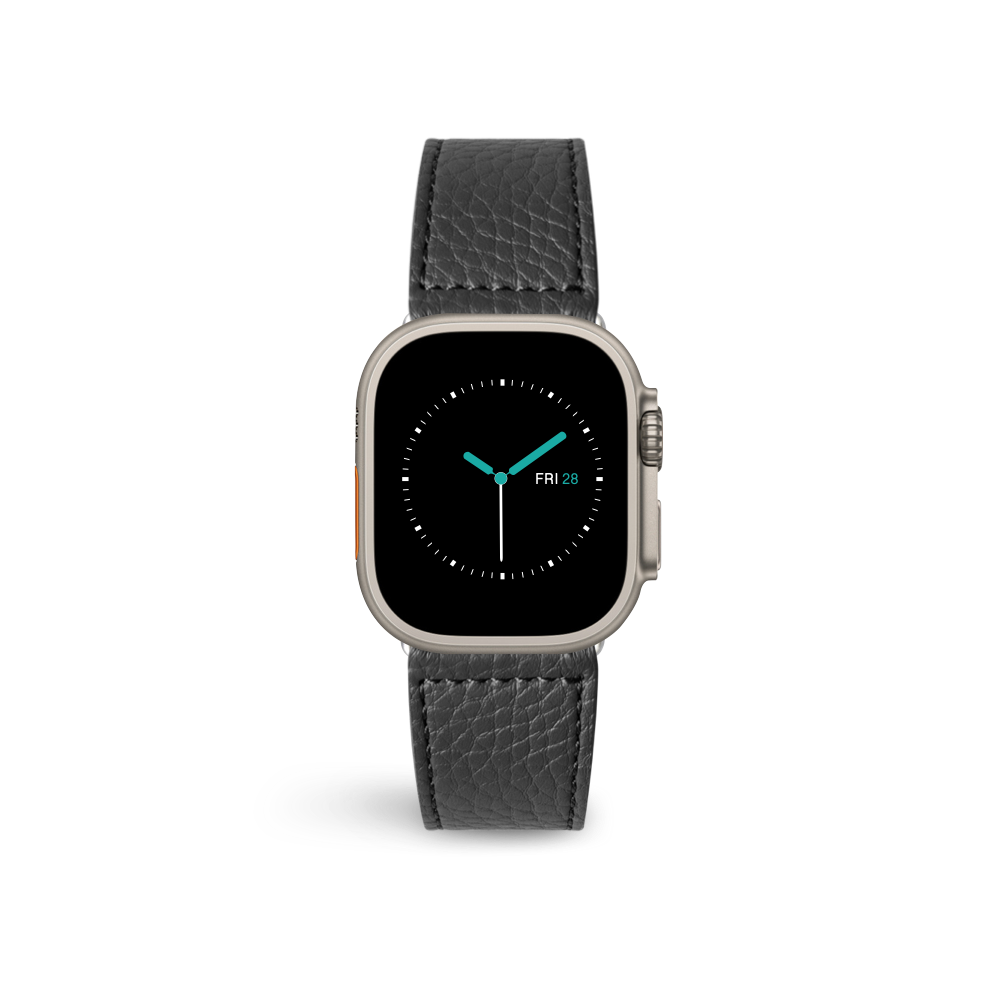 Leather Apple Watch Sport Strap | Black