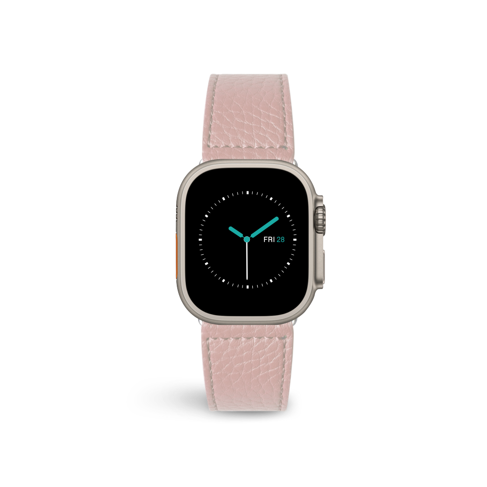 Leather Apple Watch Sport Strap | Blush