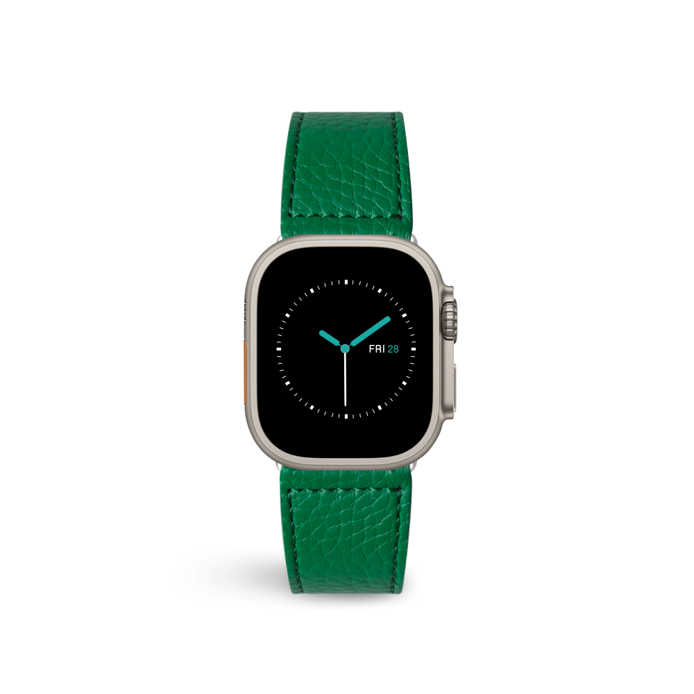 Leather Apple Watch Sport Strap | British Green
