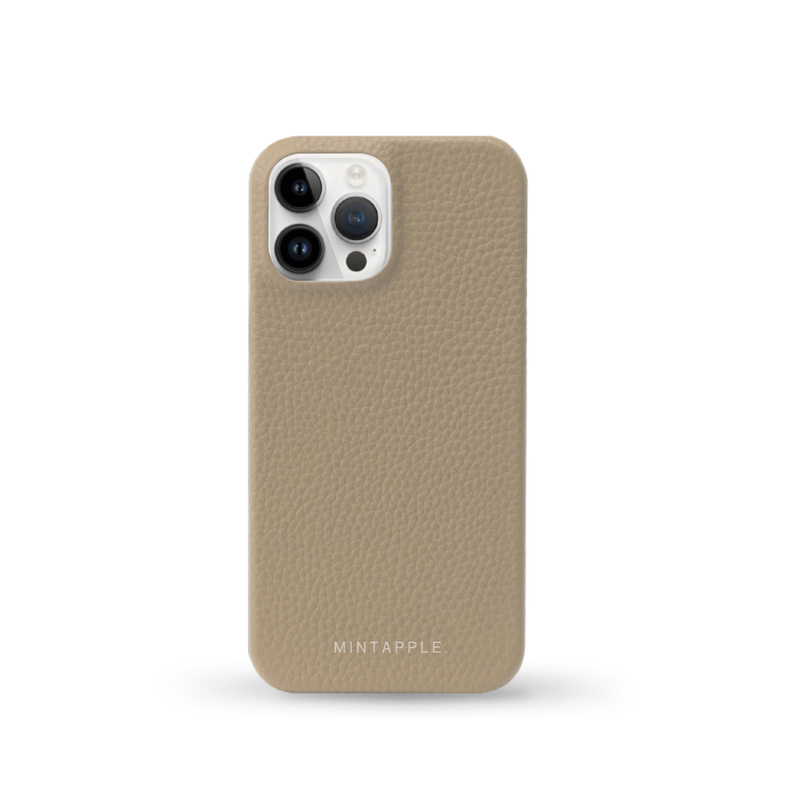 iPhone 15 Pro Max Case Top Grain Leather Porridge MagSafe Wireless Charging Compatible iPhone 15 Pro Max Case Top Grain Leather Porridge MagSafe Wireless Charging Compatible