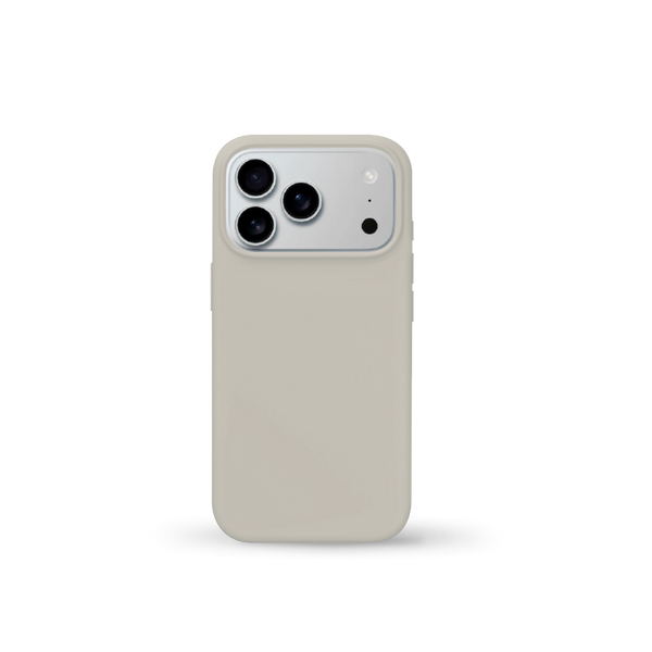 iPhone 17 Pro Max Case | Premium Silicone | Cream | Wireless