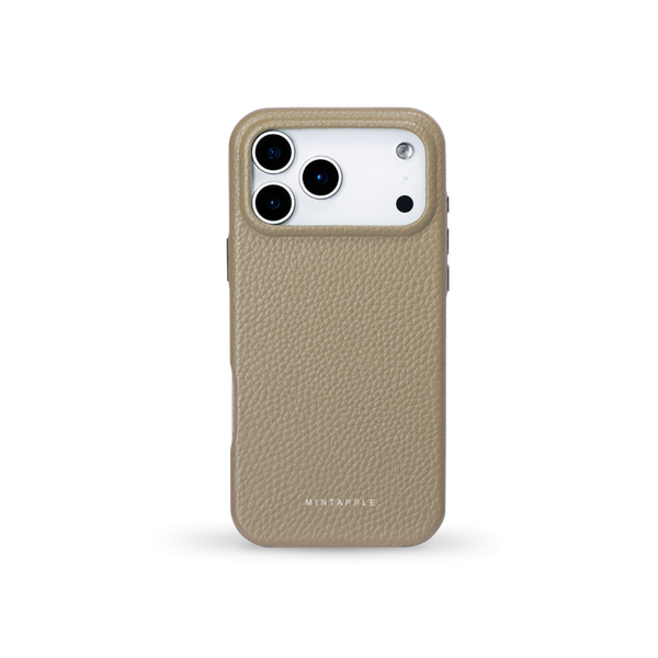 iPhone 17 Pro Max Case | Top Grain Leather | Porridge | MagSafe