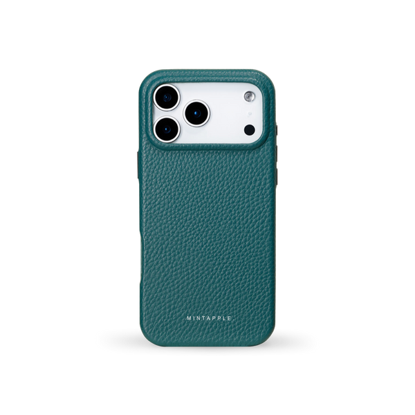 iPhone 17 Pro Max Case | Top Grain Leather | Teal | MagSafe