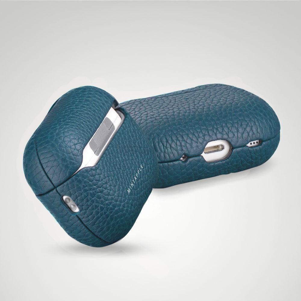 airpods pro3 +オマケアリ AirPods Pro 3 Case | Top Grain Leather | Teal | Wireless Charging