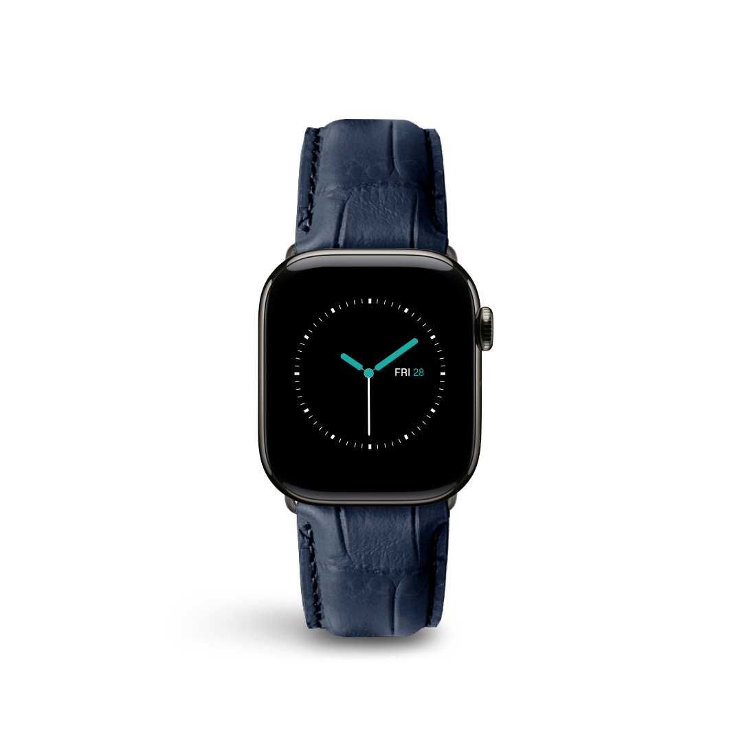 Alligator Embossed Leather | Blue