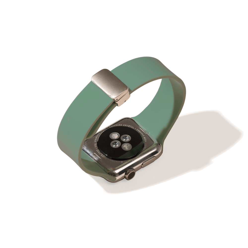 Perfect Fit™ Silicone Band Dark Green - Main Image