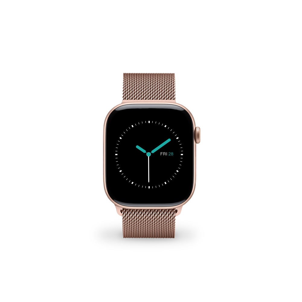 Milanese Loop Strap | Rose Gold Aluminium Series 10