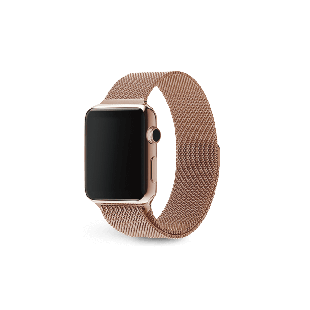 Milanese Loop Strap | Rose Gold Aluminium Series 10