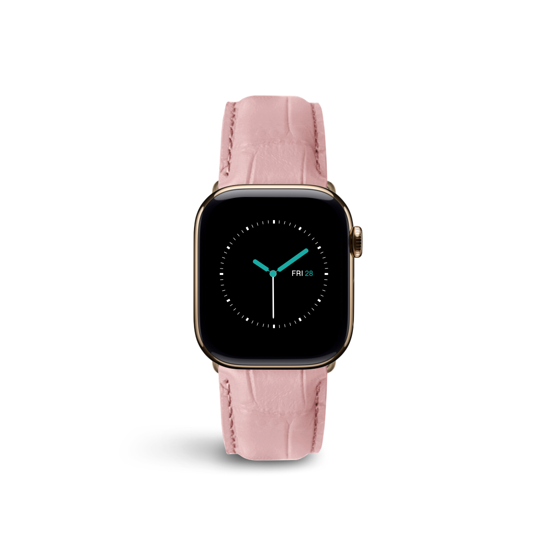 Alligator Embossed Leather | Ballet Pink