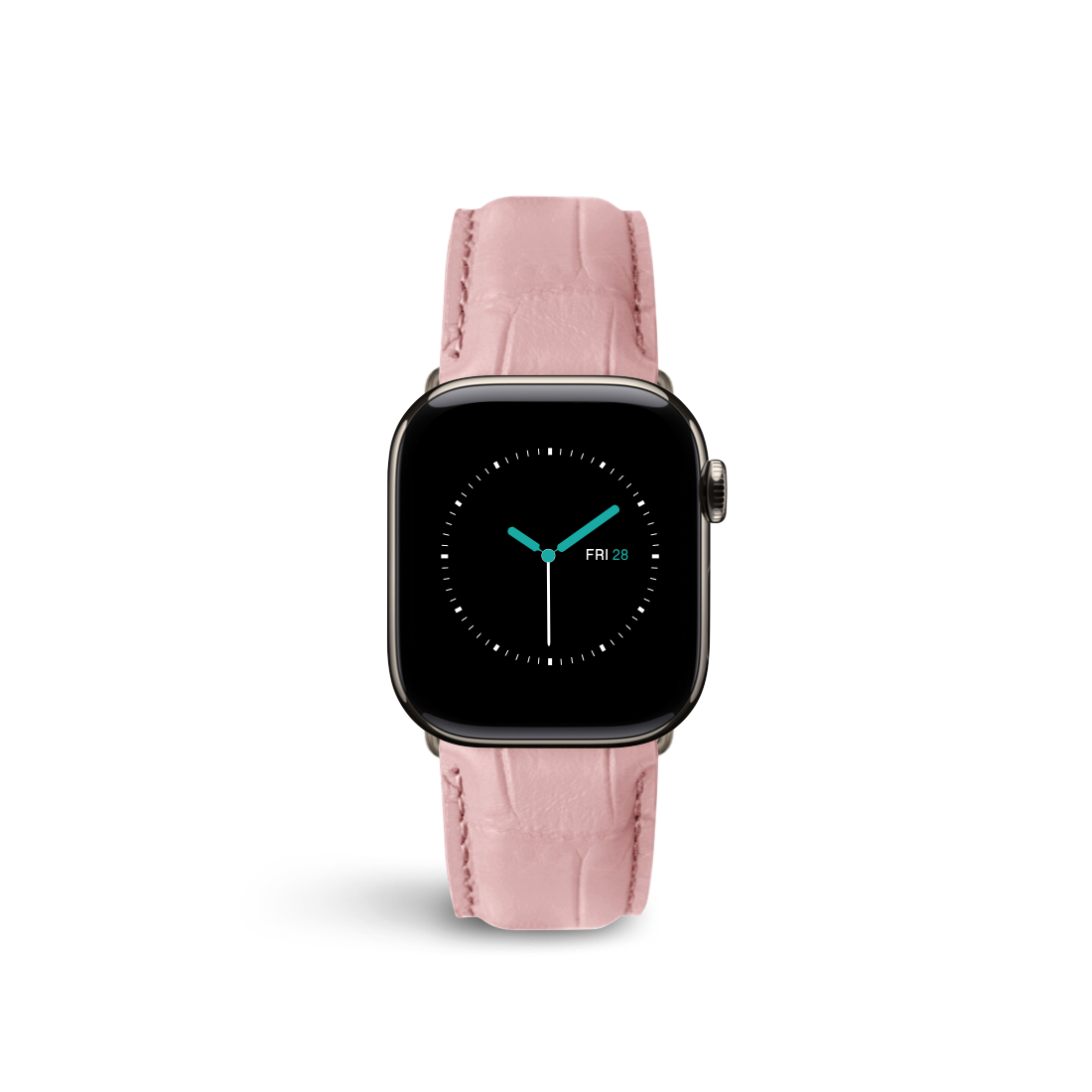 Alligator Embossed Leather | Ballet Pink