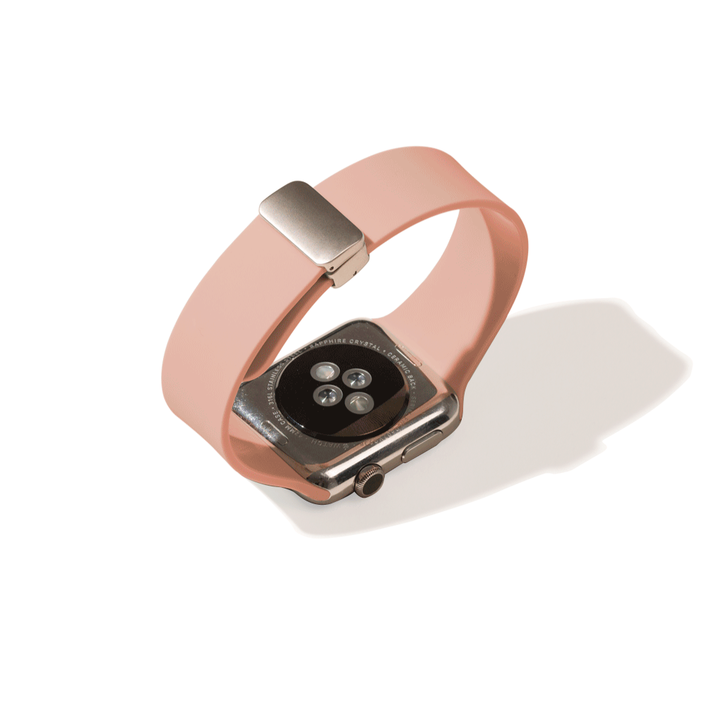 Pale pink 2025 apple watch band