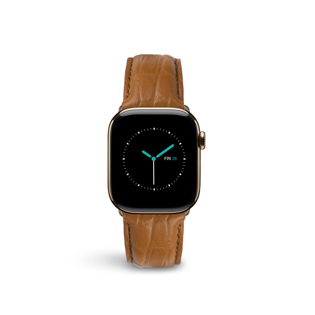 Alligator Embossed Leather | Tan