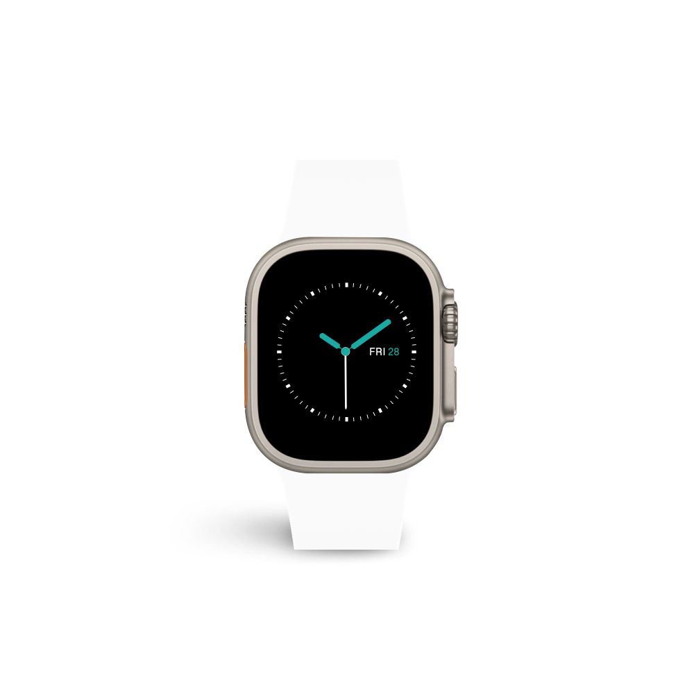 Perfect Fit™ Silicone Band | White