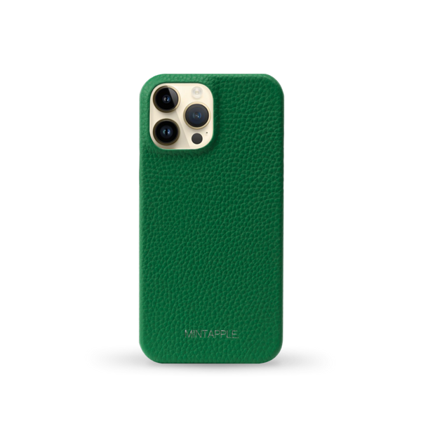 iPhone 14 ProMAX ケース DUTYFREE iPhone 14 Pro Max Case | Top Grain Leather | British Green