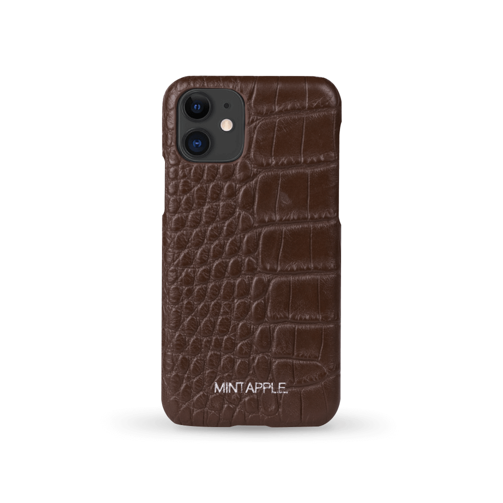 iPhone 11 | Alligator Embossed Leather Case