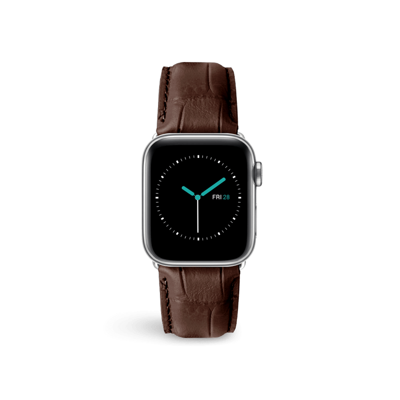 Crocodile leather discount apple watch band