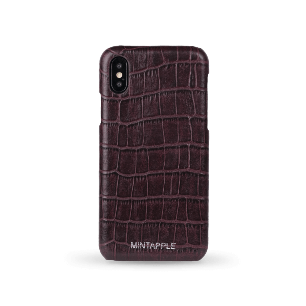 Limited Edition iPhone X / XS - Alligator Leather Case - MINTAPPLE.