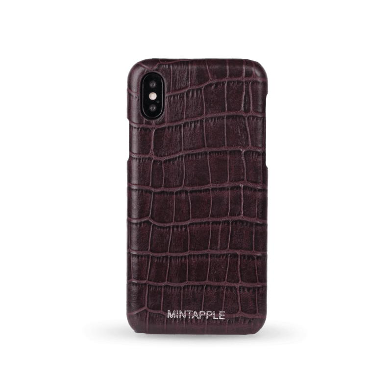 Limited Edition iPhone X / XS - Alligator Leather Case - MINTAPPLE.
