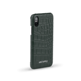 iPhone XS Max | Alligator Embossed Leather Case