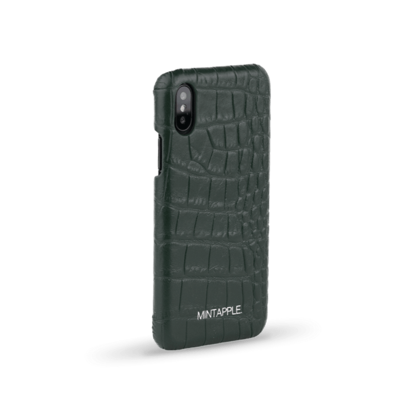 iPhone XS Max | Alligator Embossed Leather Case