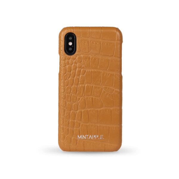 iPhone X / XS | Alligator Embossed Leather Case