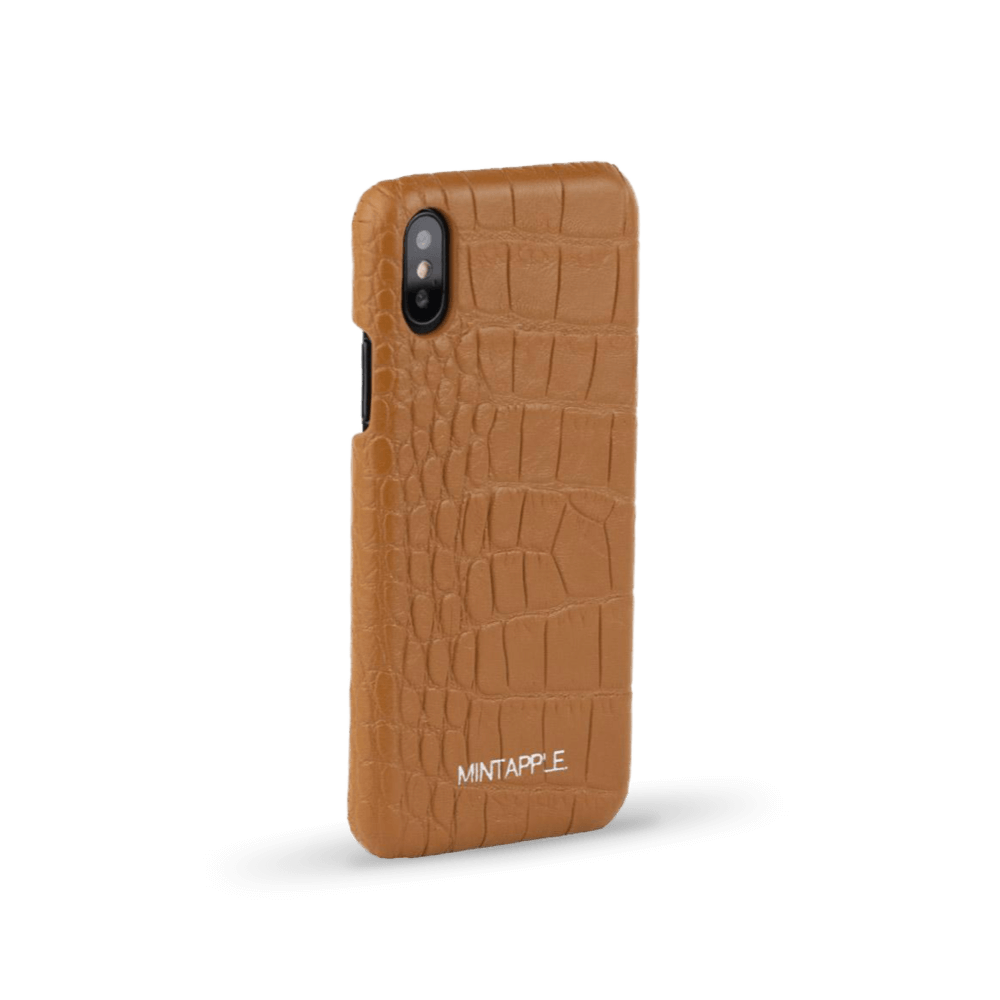 iPhone XR | Alligator Embossed Leather Case