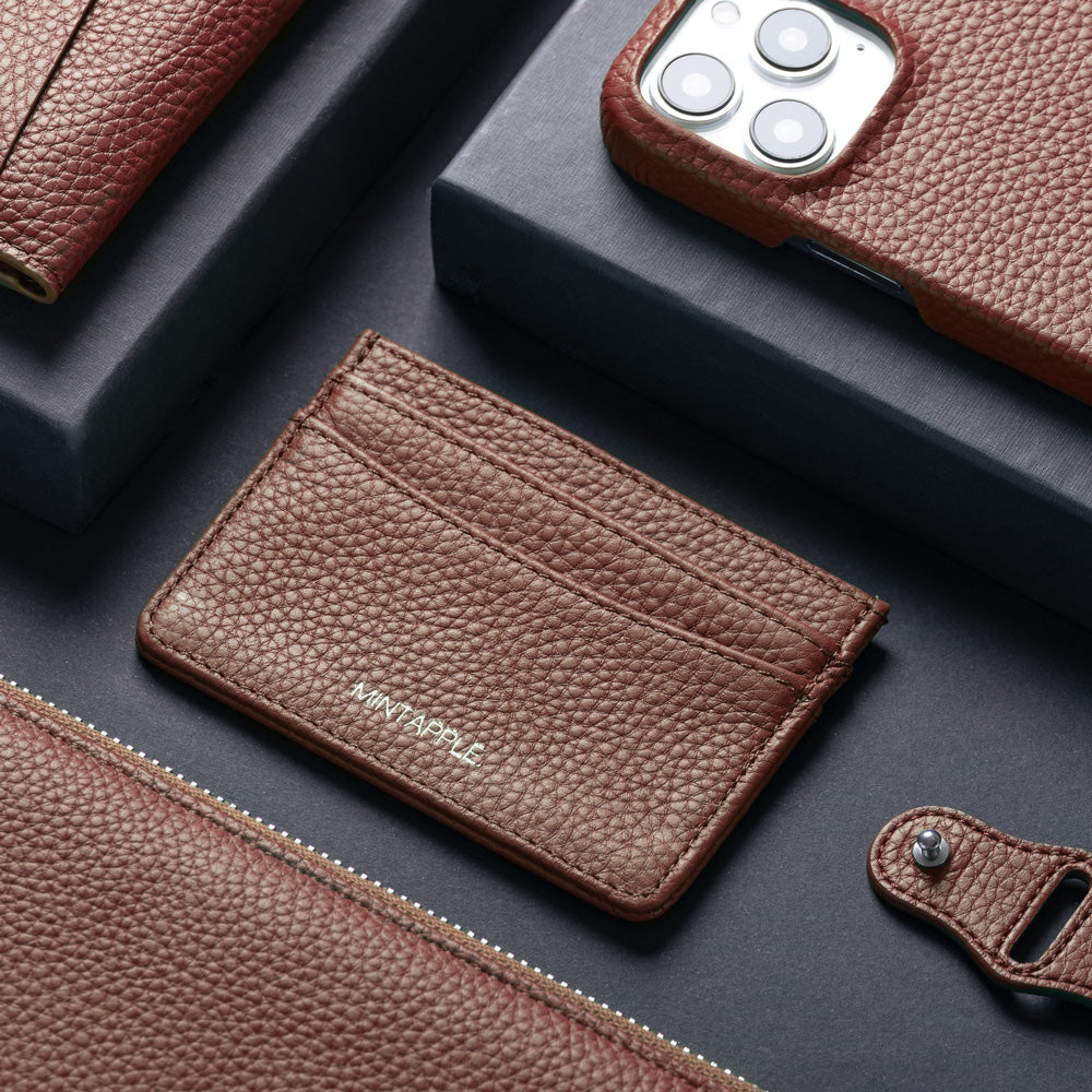 Leather Card Holder Top Grain Leather