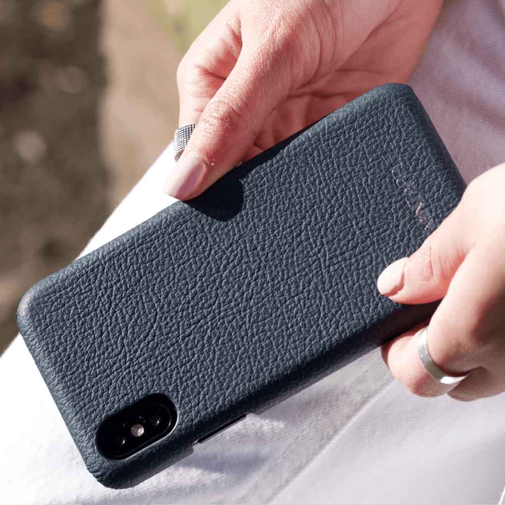 iPhone XS Max - Top Grain Leather Case - MINTAPPLE.