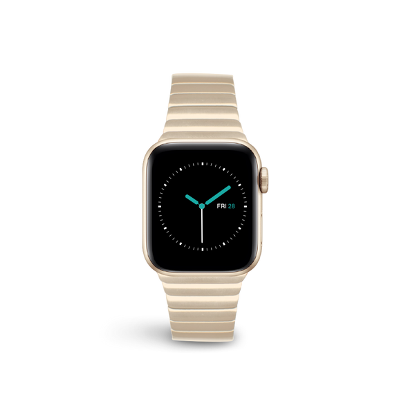 Apple watch 4 gold with 2024 white band