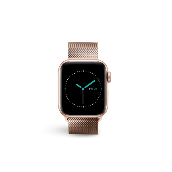 Space grey apple watch gold best sale band