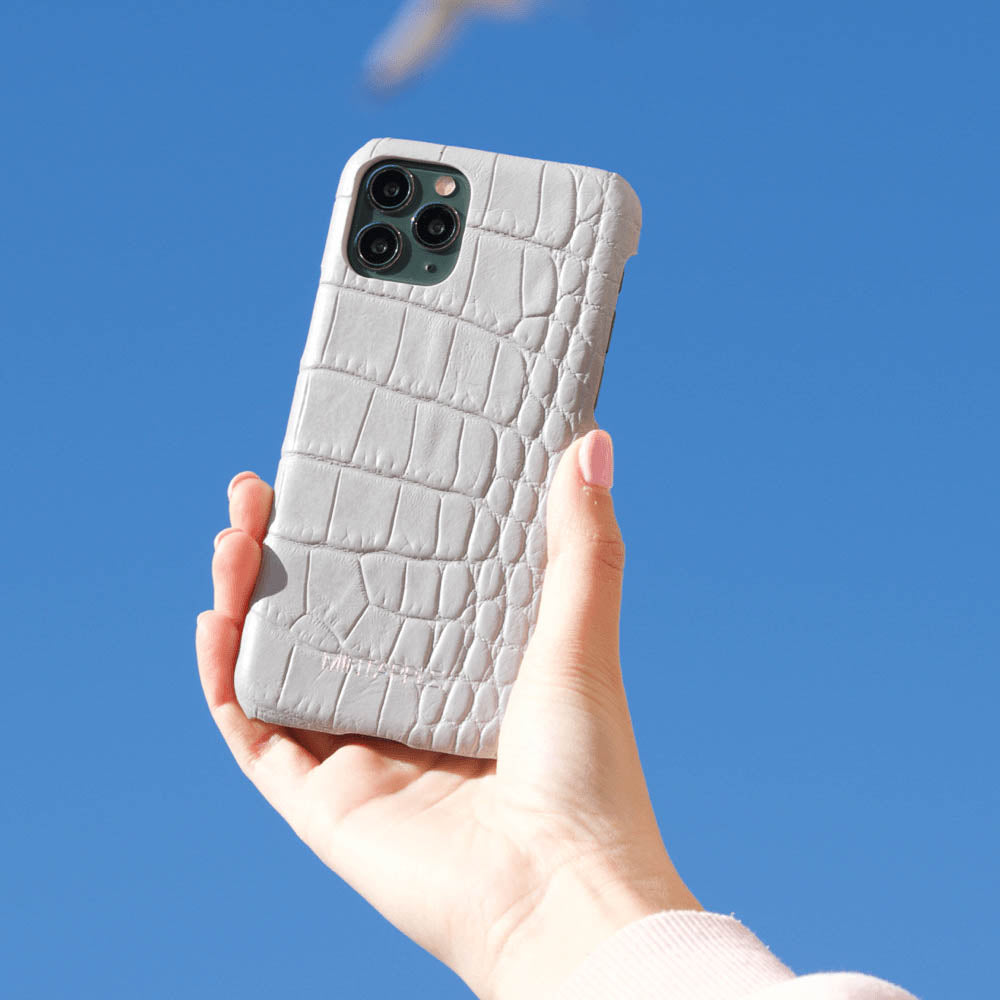 iPhone 11 Pro Max | Alligator Embossed Leather Case