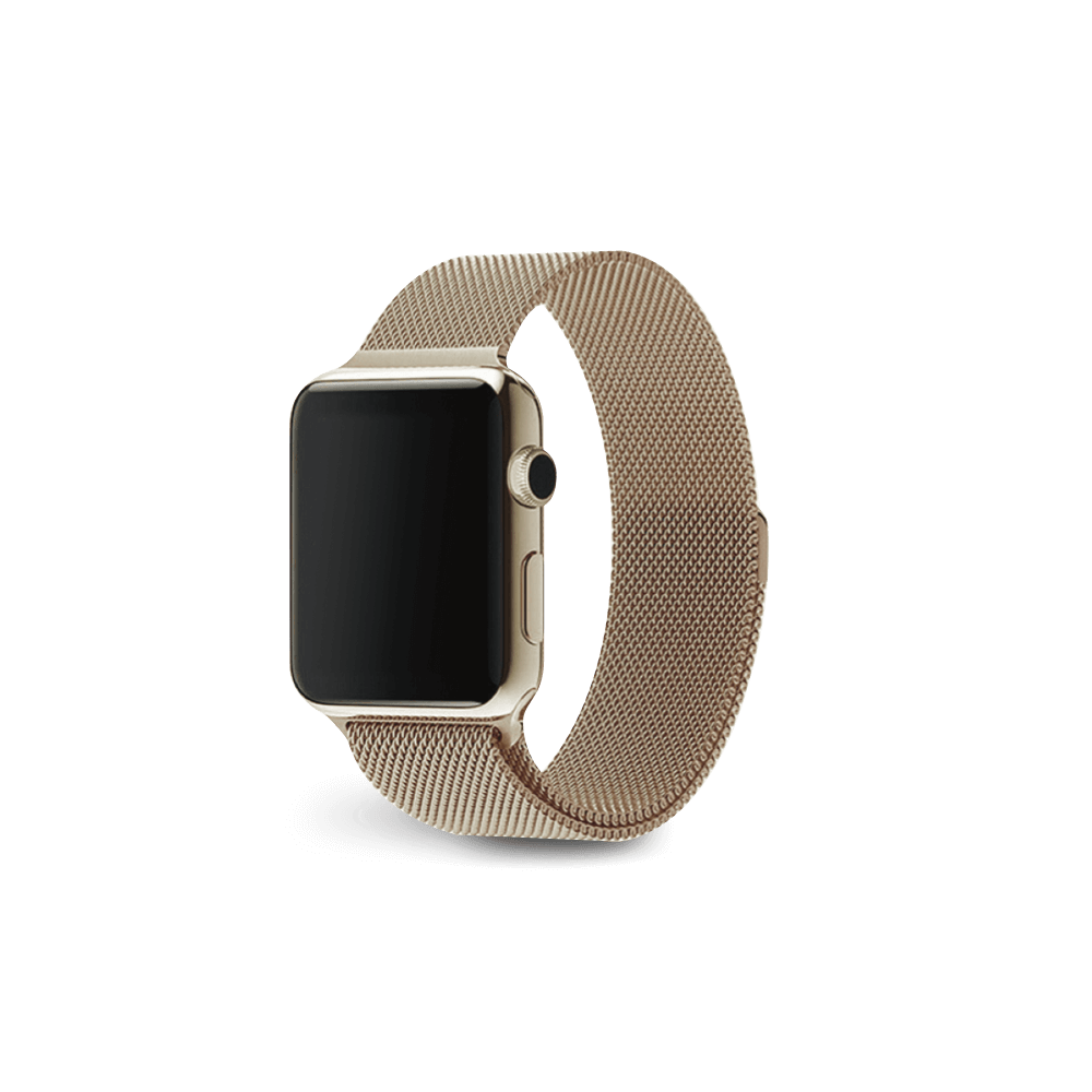Gold aluminum milanese loop clearance