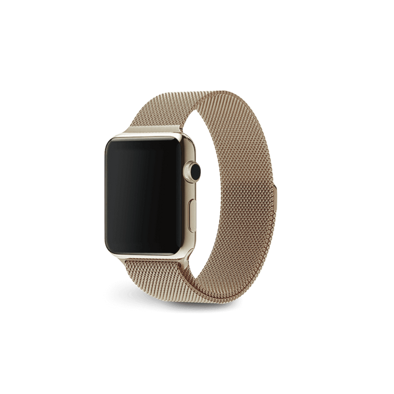 Apple watch gold clearance aluminium with milanese loop