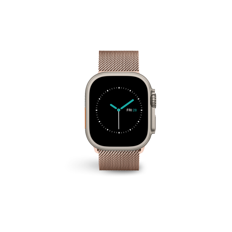 Milanese Loop Strap | Gold Aluminium Series 4 - MINTAPPLE.