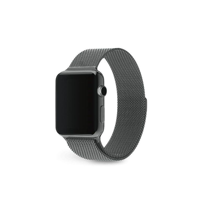 Milanese Loop Magnetic Strap - Space Grey Aluminium - MINTAPPLE.