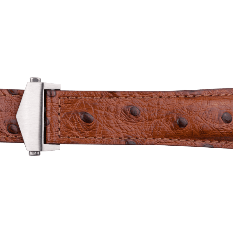 Ostrich Leather - Brown - MINTAPPLE.