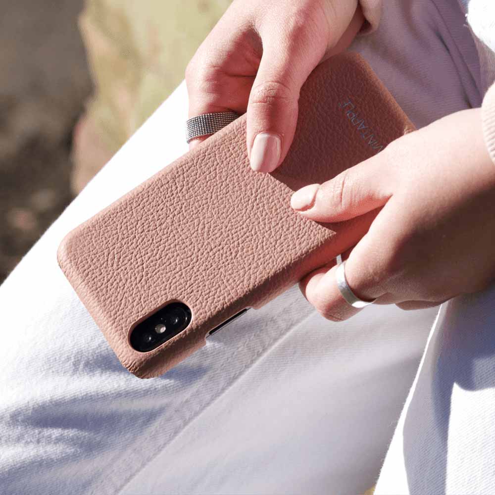 iPhone X / XS - Top Grain Leather Case - MINTAPPLE.