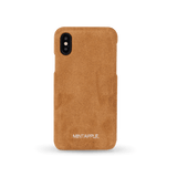 iPhone XS Max - Suede Leather Case - MINTAPPLE.