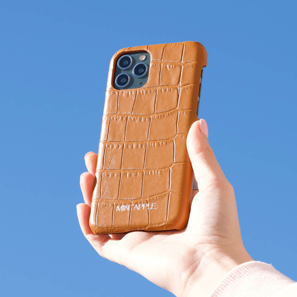 iPhone 11 | Alligator Embossed Leather Case